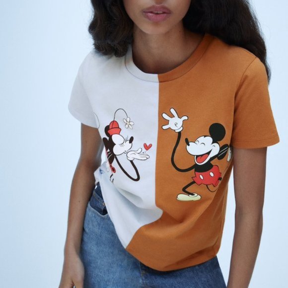 Zara Tops - NEW Zara Disney Mickey Mouse Minnie Mouse Graphic